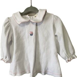 18m Embroidered Cupcake Blouse